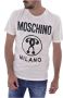 Moschino Short Sleeve Shirts Wit Heren - Thumbnail 4
