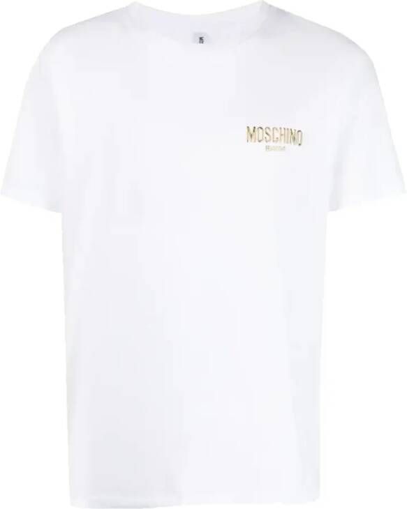 Moschino T-Shirts Wit Heren