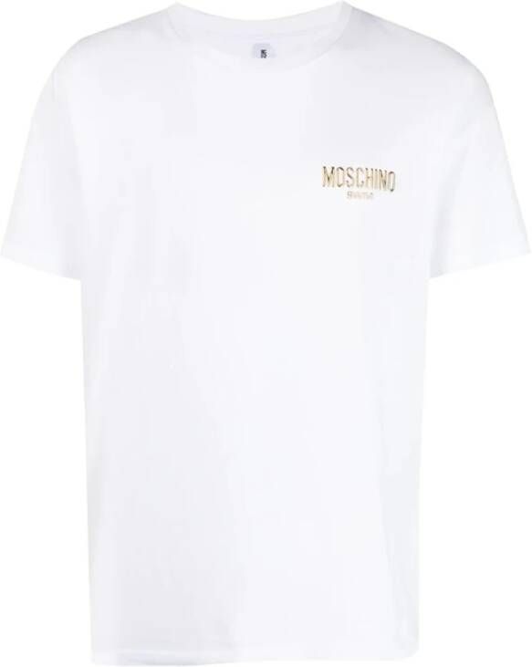 Moschino Witte Casual T-shirt voor Heren White Heren