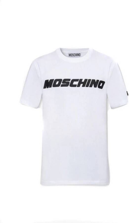 Moschino Stijlvolle Heren T-Shirt van Katoen White Heren