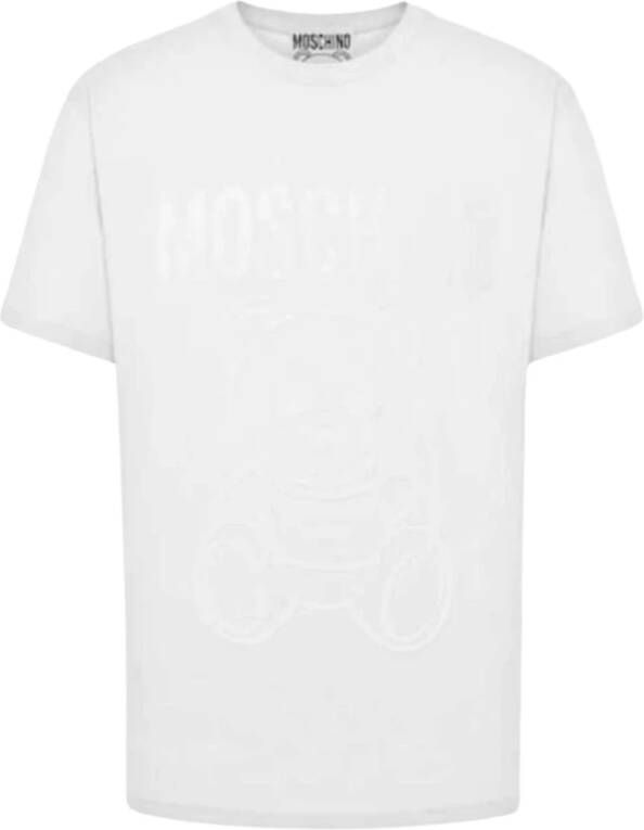 Moschino Witte T-shirts en Polos voor Heren White Heren