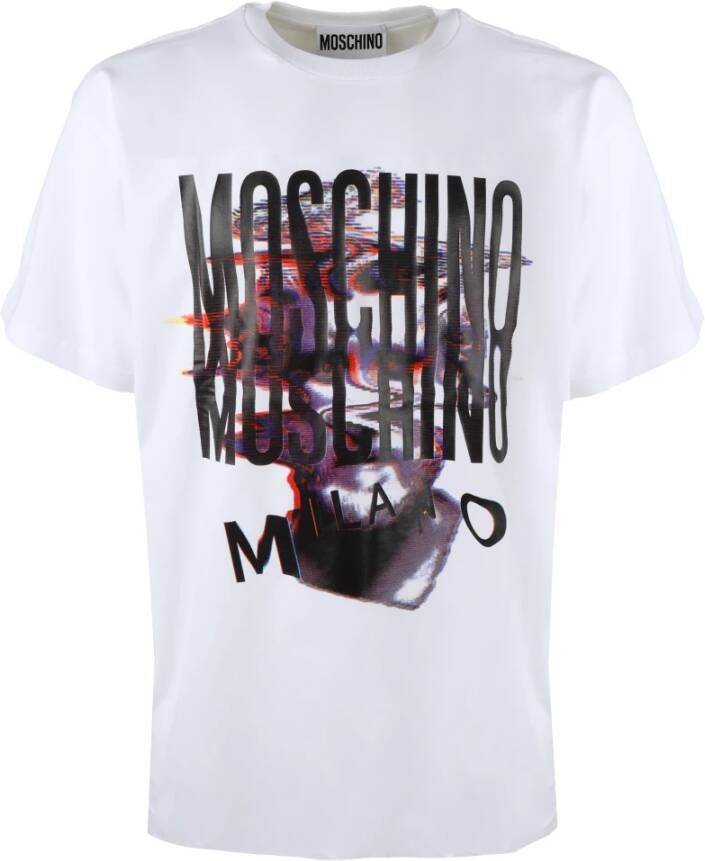 Moschino Klassiek Heren T-Shirt White Heren