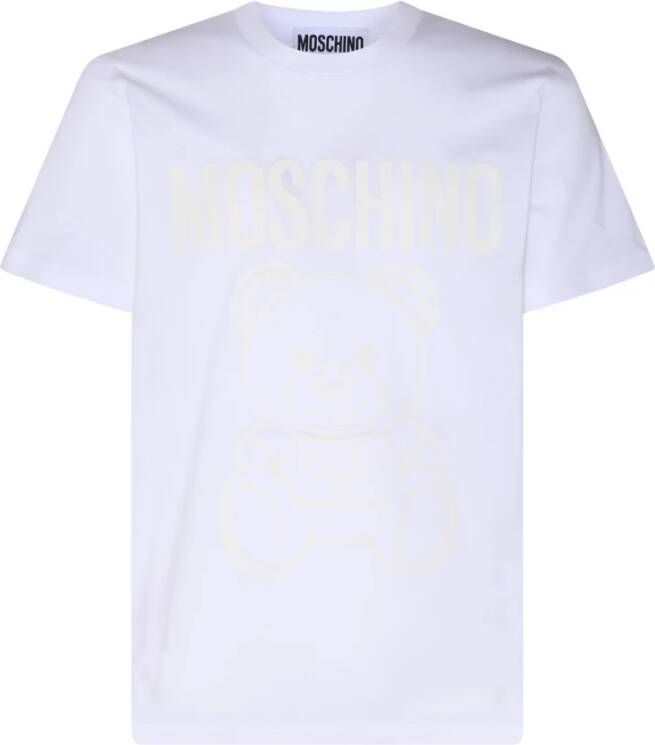 Moschino Witte T-shirts en Polos voor Heren White Heren