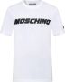 Moschino Wit Logo-Print Katoenen T-Shirt White Heren - Thumbnail 2