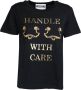 Moschino Gouden Handvat T-Shirt Black Dames - Thumbnail 1