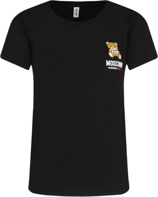 Moschino T-shirts and Polos Black Zwart Dames