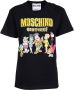 Moschino Flinstones Oversize T-Shirt Black Dames - Thumbnail 1