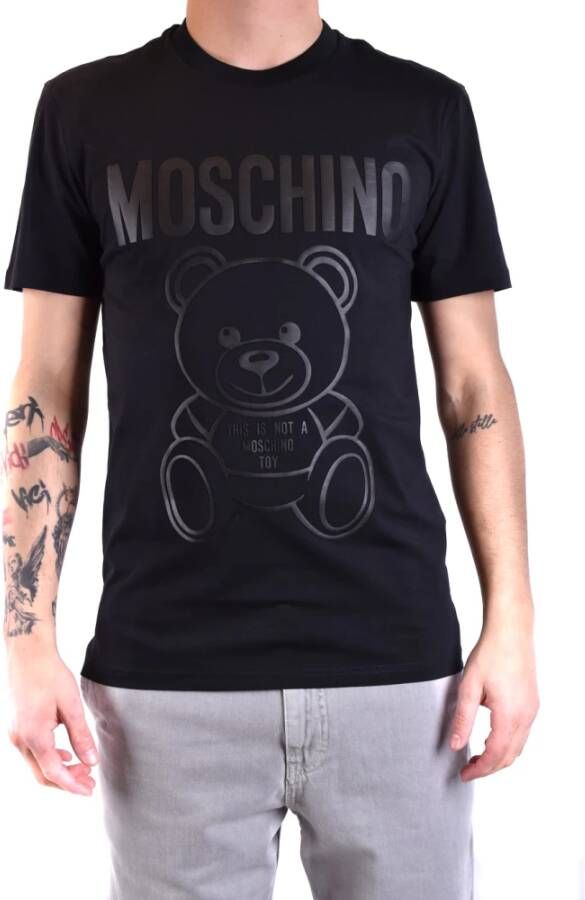Moschino Stijlvolle T-shirts Black Heren