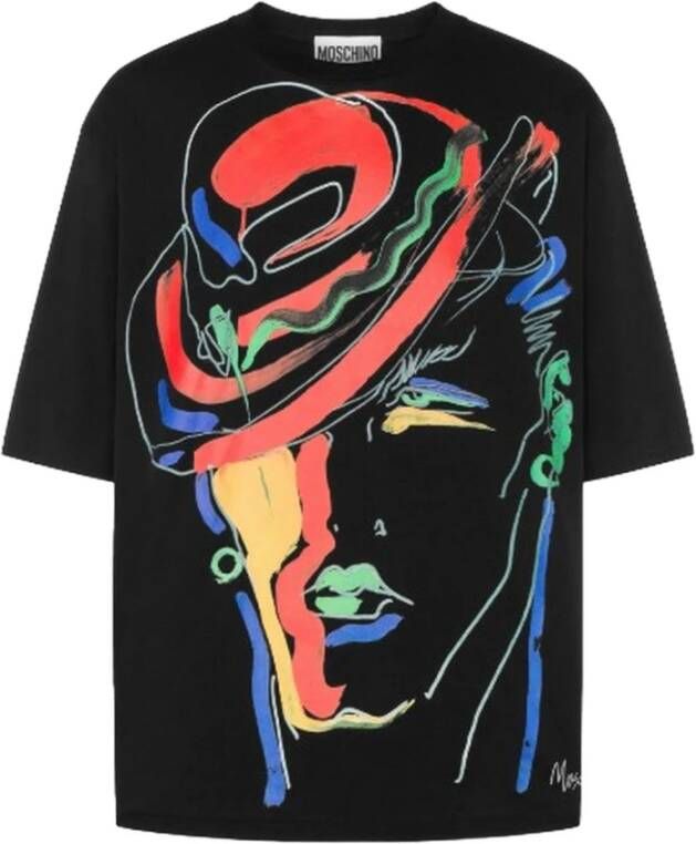 Moschino Stijlvolle Heren T-Shirt Black Heren