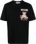 Moschino Teddy Bear Print Katoenen T-shirt Black Heren - Thumbnail 1
