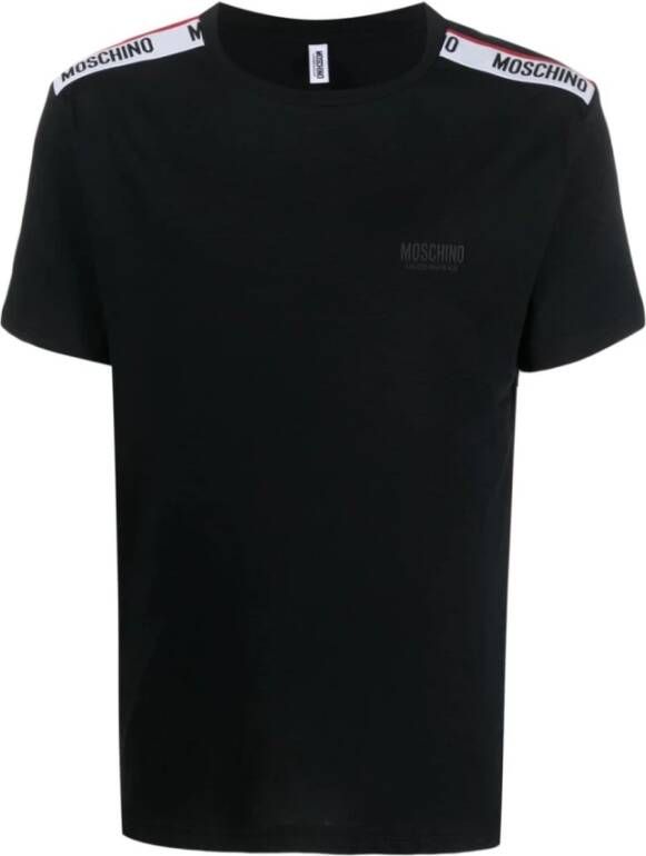 Moschino Heren T-Shirt Herfst Winter Collectie Black Heren