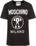 Moschino Double Question Casual T-Shirt voor Heren Black Heren - Thumbnail 1
