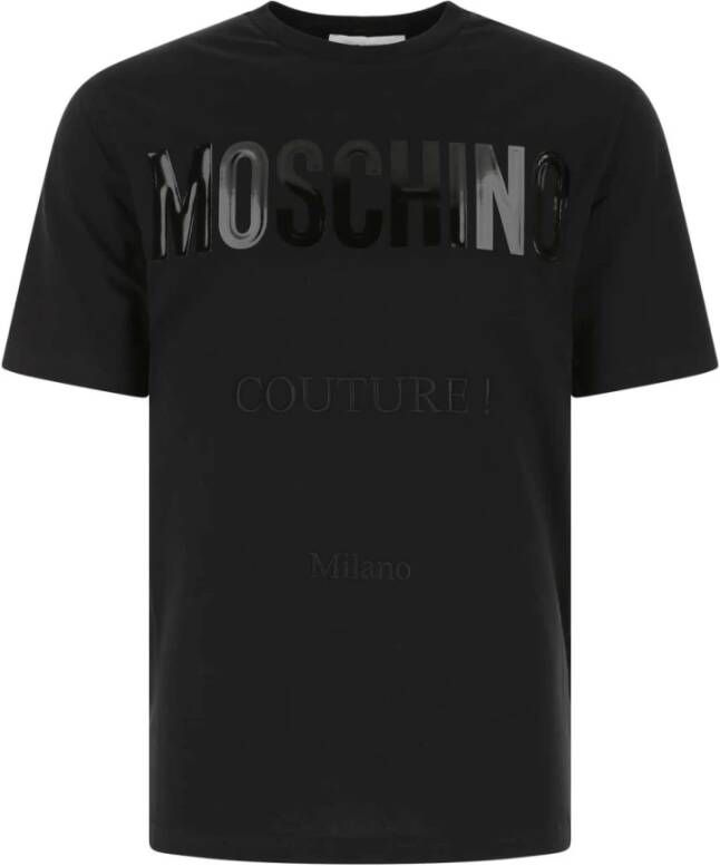 Moschino Stijlvolle Heren T-shirts Black Heren