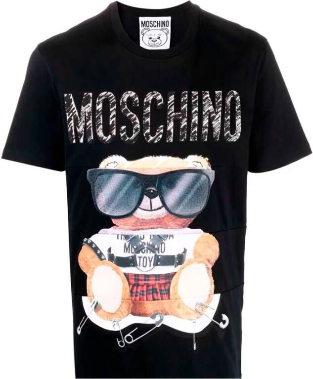Moschino Katoenen T-Shirt Black