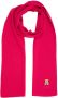 Moschino Teddy Bear Wollen Sjaal Effen Patroon Pink Dames - Thumbnail 1
