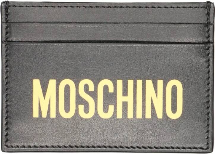 Moschino Tegnebog kortholder Zwart Dames