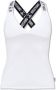 Moschino Top met logo White Dames - Thumbnail 1