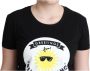Moschino Zwart Katoenen Sunny Milano Print T-shirt Black Dames - Thumbnail 3