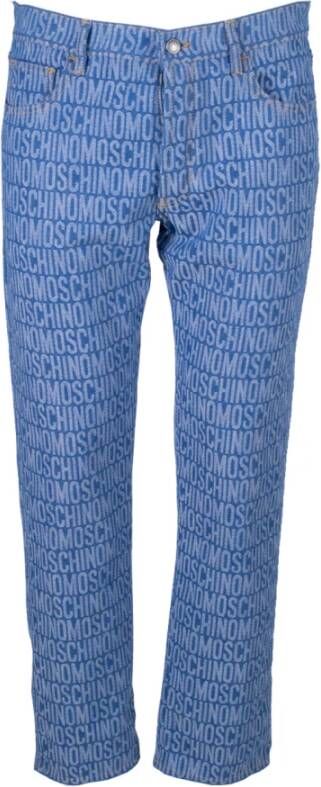 Moschino Trousers Blauw Heren