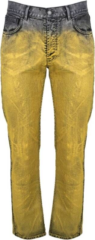 Moschino Delavè Slim-Fit Jeans Yellow Heren