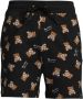 Moschino Lente Zomer Elastische Taille Shorts met Kikker Sluiting Black Heren - Thumbnail 1