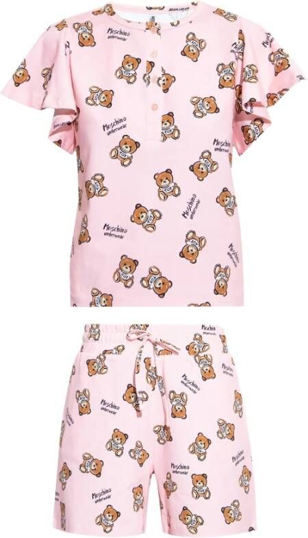 Moschino Tweedelig pyjamaset Roze Dames