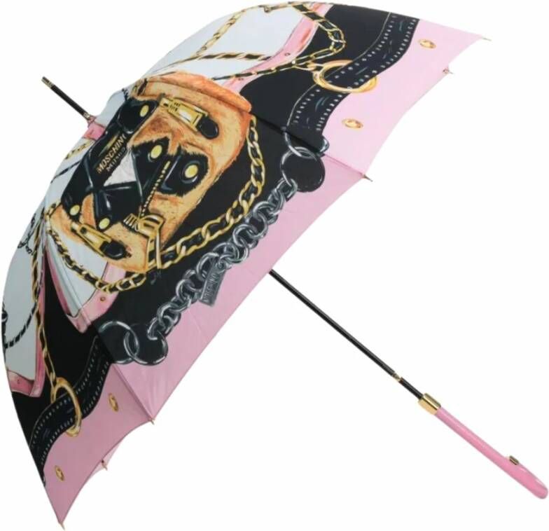 Moschino Roze Accessoires Paraplu Roze Dames
