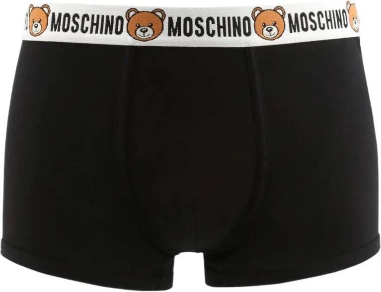 Moschino Gedrukte onderkleding voor heren voor herfst winter Black Heren