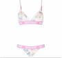 Moschino White My Little Pony Bra Briefs Set Two Piece Bikini Wit Dames - Thumbnail 1