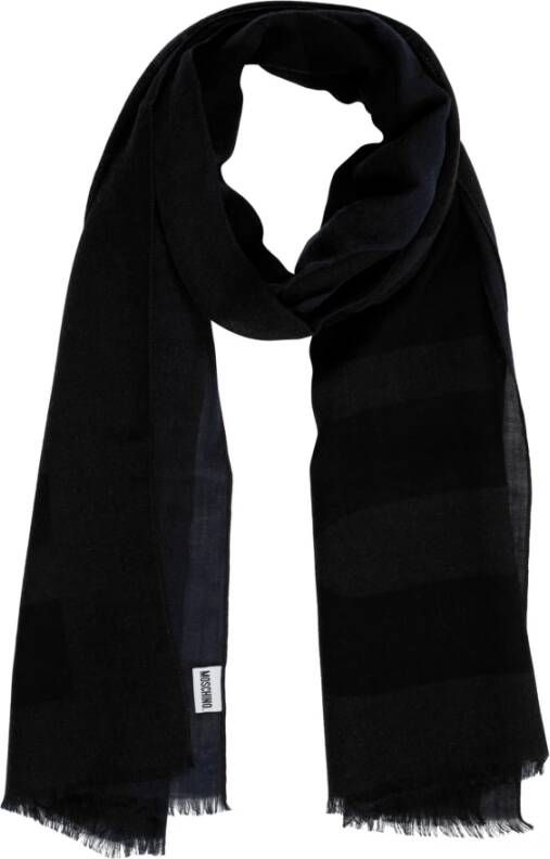Moschino Vinter tørklæde Blauw Heren