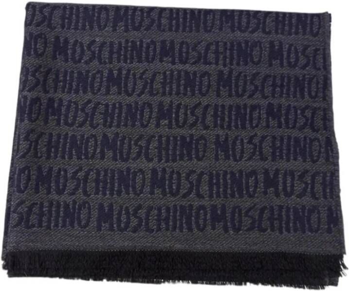 Moschino Vinter tørklæde Zwart Heren