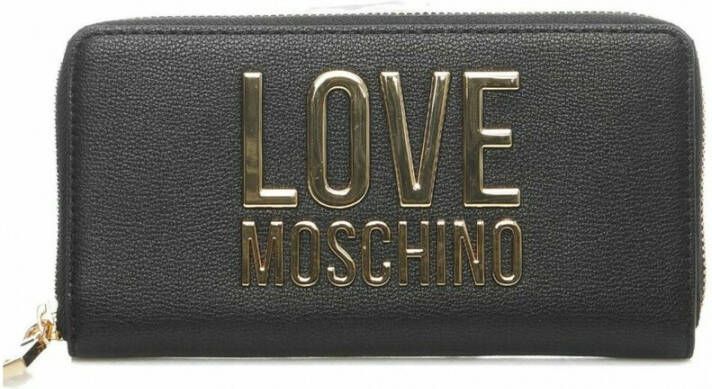 Love Moschino Grote Damesportemonnee Herfst Winter Collectie Black Dames