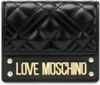 Love Moschino Damesportemonnee en Kaarthouder Jc5601Pp1Fla0 Zwart Dames