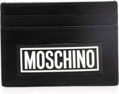 Moschino Wallets Cardholders Zwart Heren