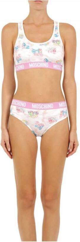 Moschino White Two-Piece Sleepwear My Little Pony Bikini Wit Dames