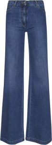 Moschino Wide Jeans Blauw Dames