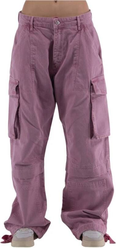 Moschino Wide Trousers Roze Dames