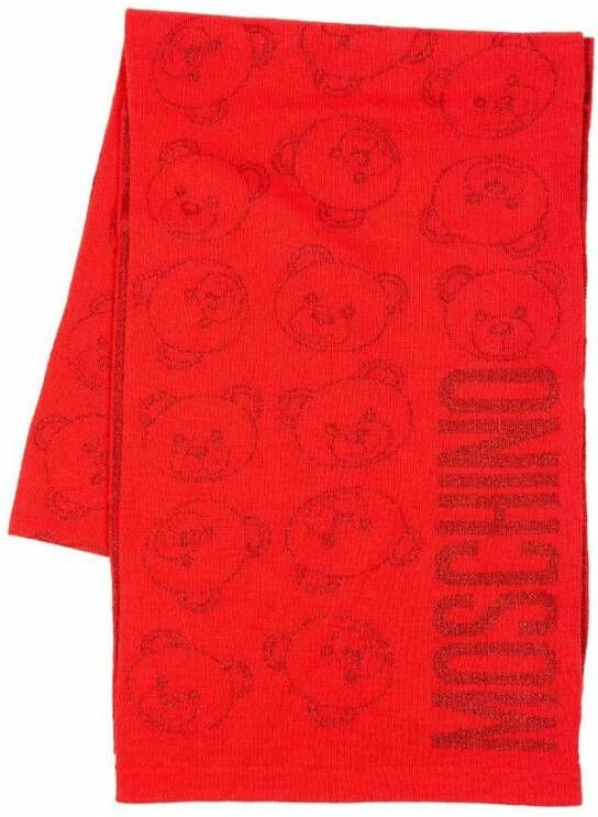 Moschino Winter Scarves Rood Dames