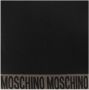 Moschino Elegante Nero Poncho met Contrastlogo Black Dames - Thumbnail 1
