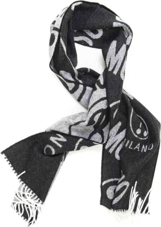 Moschino Winter Fantasy Sjaal Black Heren