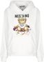 Moschino Witte Crewneck Sweater Casual Herfst Winter White - Thumbnail 1