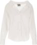 Moschino Witte Katoenen Shirt met V-hals White Dames - Thumbnail 1