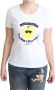 Moschino Witte Katoenen Sunny Milano Print T-shirt Wit Dames - Thumbnail 1