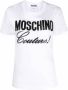 Moschino Witte T-shirt en Polo Ultiem Comfort en Stijl White Dames - Thumbnail 1