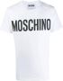 Moschino Witte T-shirts en Polos met Logo Print White Heren - Thumbnail 1