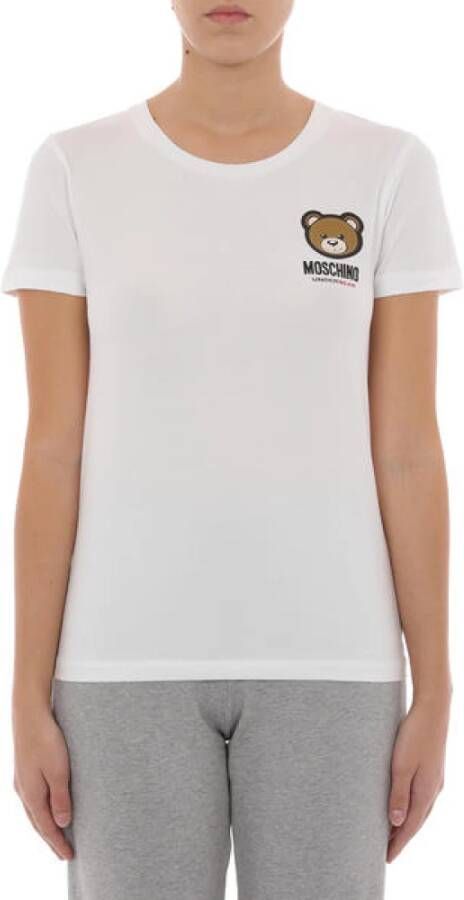 Moschino Witte T-shirts en Polos Wit Dames