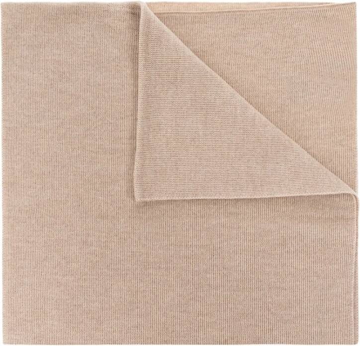 Moschino Wollen sjaal Beige Dames