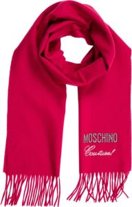 Moschino Wollen sjaal Roze Dames