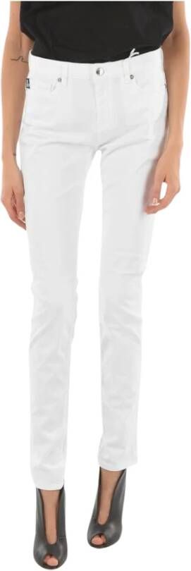 Moschino Women's Five Pocket Trousers Wit Dames