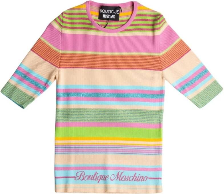 Moschino Womens Polo Shirt Meerkleurig Dames